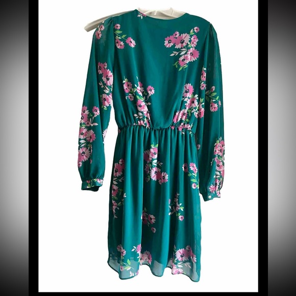 Altar’d State Long Sleeve Floral Dress - Picture 2 of 5